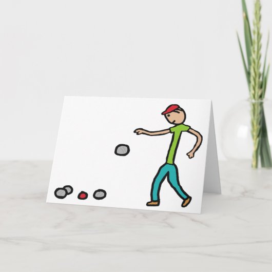Petanque Kaart (Voorkant)