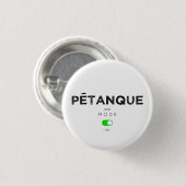 Petanque-modus ingeschakeld ronde button 3,2 cm (Voorkant /achterkant)