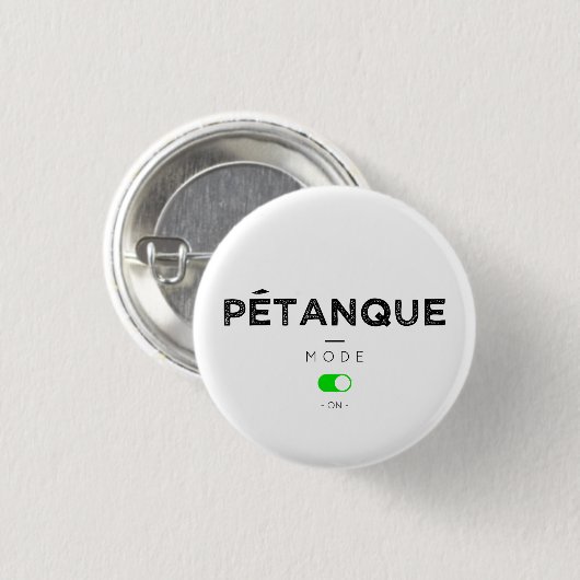 Petanque-modus ingeschakeld ronde button 3,2 cm (Voorkant /achterkant)