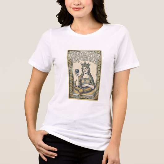 PETANQUE QUEEN T-Shirt (Voorkant)
