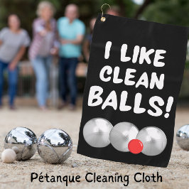 Pétanque schoonmaakhanddoek - golfhanddoek