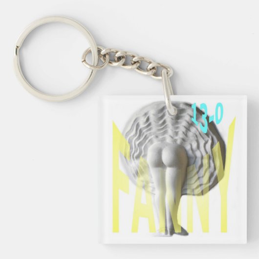 Petanque Sleutelhanger "Fanny" (Voorkant)