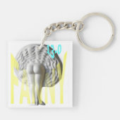 Petanque Sleutelhanger "Fanny" (Achterkant)