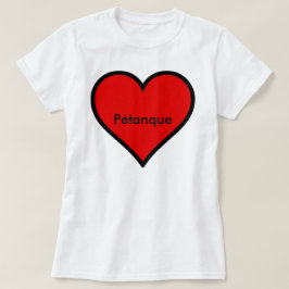 Petanque T-Shirt "Heart"