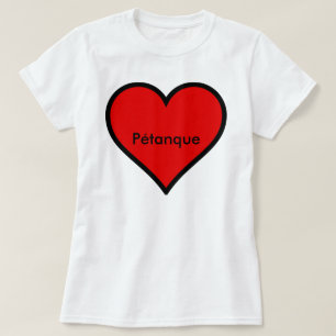 Petanque T-Shirt "Heart"