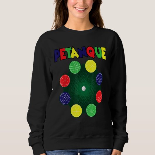 Petanque voor een petaneklezer trui (Voorkant)