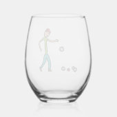 Petanque Wijnglas Zonder Voet (Achterkant)