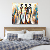 PetAura – Gepersonaliseerd herinneringsportret voo Canvas Afdruk (Insitu (Slaapkamer))