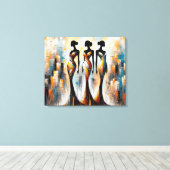 PetAura – Gepersonaliseerd herinneringsportret voo Canvas Afdruk (Insitu (Houten vloer))