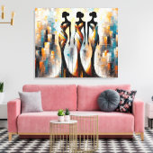 PetAura – Gepersonaliseerd herinneringsportret voo Canvas Afdruk (Insitu (Woonkamer))