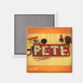 PETE ALBUM MAGNET (Voorkant / Achterkant)