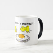 Pete, ben jij dat? Eieren Humor Magische Mok (Voorkant rechts)