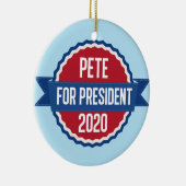 Pete Buttigieg voor President 2020 Keramisch Ornament (Rechts)