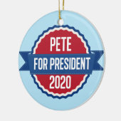Pete Buttigieg voor President 2020 Keramisch Ornament (Links)