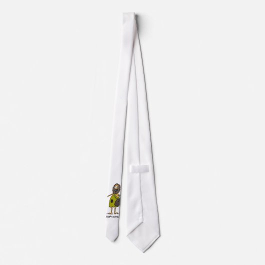 Pete de prehistorische metroseksuele stropdas (Achterkant)