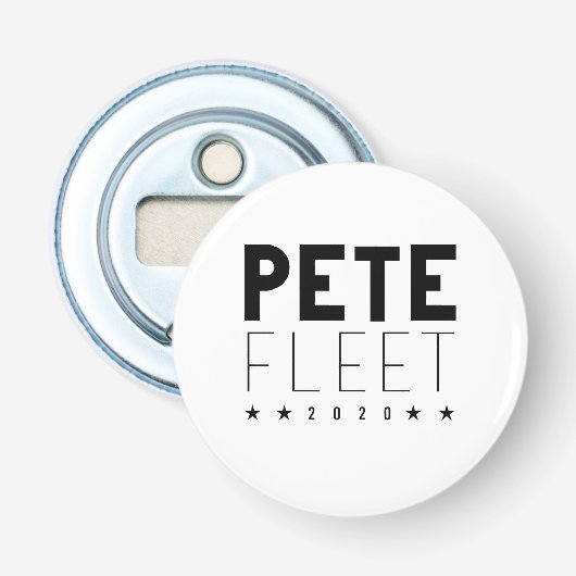 Pete Fleet 2020 Button Flesopener (Voorkant)