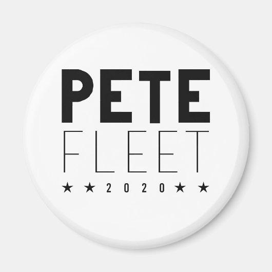 Pete Fleet 2020 Magneet (Voorkant)