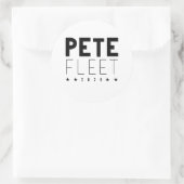 Pete Fleet 2020 Ronde Sticker (Tas)