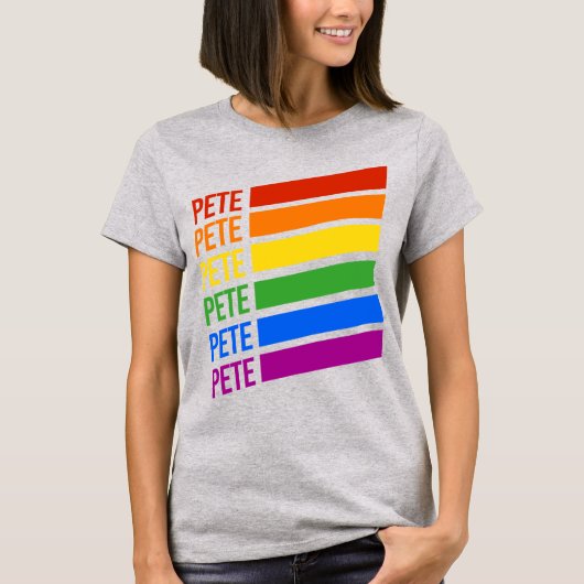 Pete LGBT Regenboog T-shirt (Voorkant)