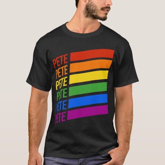 Pete LGBT Regenboog T-shirt (Voorkant)