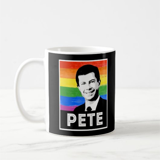 Pete LGBT-vlag Koffiemok (Links)