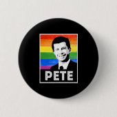Pete LGBT-vlag Ronde Button 5,7 Cm (Voorkant)