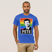 Pete LGBT-vlag T-shirt (Voorkant volledig)