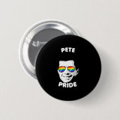 Pete Pride Sunbribribril Ronde Button 5,7 Cm (Voorkant /achterkant)
