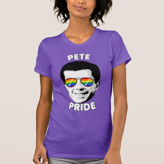 Pete Pride Zonnebrillen T-shirt (Voorkant)