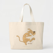Pete Puma Excited Grote Tote Bag (Voorkant)