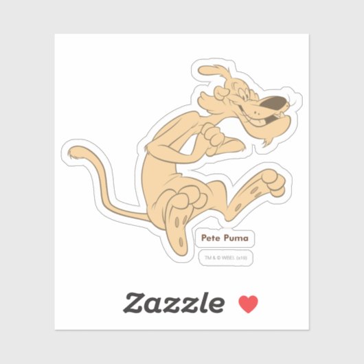 Pete Puma Excited Sticker (Vel)