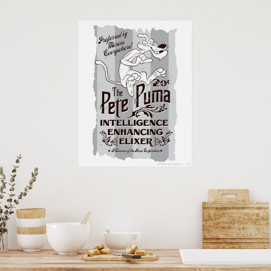 Pete Puma Intelligence Elixer Poster (Keuken)
