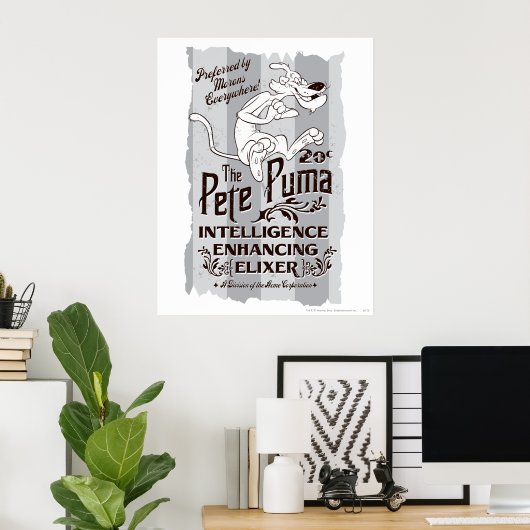 Pete Puma Intelligence Elixer Poster (Thuiskantoor)