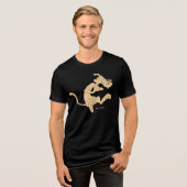Pete Puma Opgewonden Tri-Blend Shirt (Voorkant volledig)