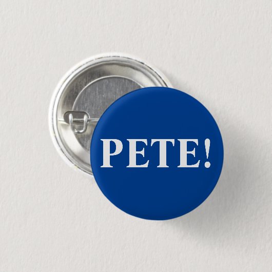 Pete. Ronde Button 3,2 Cm (Voorkant /achterkant)