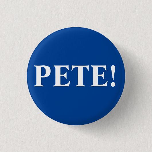 Pete. Ronde Button 3,2 Cm (Voorkant)