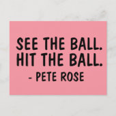 PETE ROOS QUOTE Briefkaarten (Voorkant)