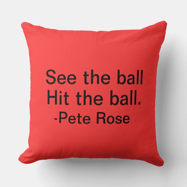 Pete Rose kussensloop Kussen (Voorkant)