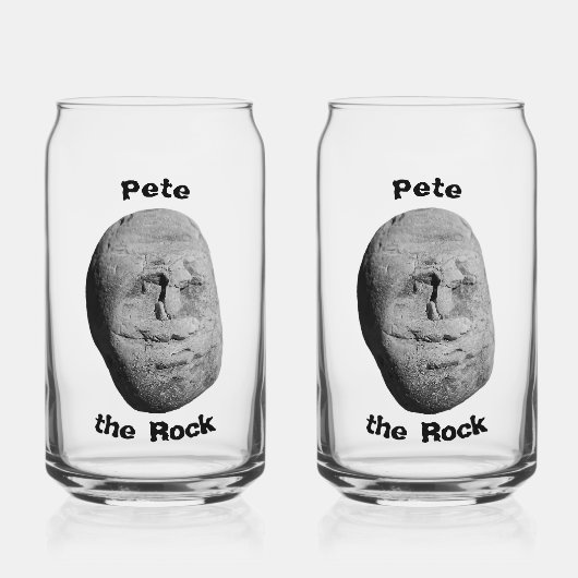 Pete the Rock Glaswerk Blikvorm Glas (Voorkant)