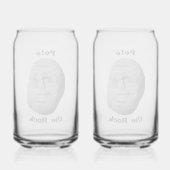 Pete the Rock Glaswerk Blikvorm Glas (Achterkant)