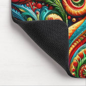 PETE ~ Wild Verjaardagspatroon ~ Mousepad Muismat (Hoek)