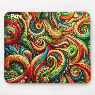 PETE ~ Wild Verjaardagspatroon ~ Mousepad Muismat
