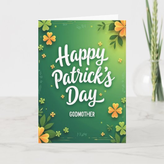 Petemoe Patrick Day Groenkaart Kaart (Voorkant)