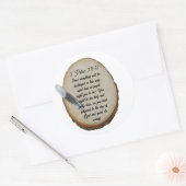 Peter 3: 11-12 ronde sticker (Envelop)