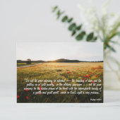 Peter 3:3-4 Bijbelvrouwen Verse Bedankkaart (Staand voorkant)