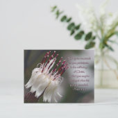 Peter 4:13 Inspirerend Floral Briefkaart (Staand voorkant)