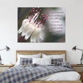Peter 4:13 Inspirerend Floral Canvas Afdruk (Insitu (Slaapkamer))
