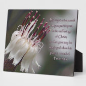 Peter 4:13 Inspirerend Floral Fotoplaat (Zijkant)