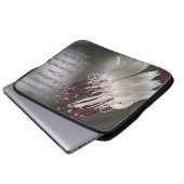 Peter 4:13 Inspirerend Floral Laptop Sleeve (Voorkant onderkant)