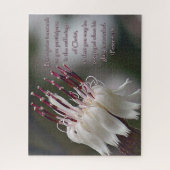 Peter 4:13 Inspirerend Floral Legpuzzel (Verticaal)